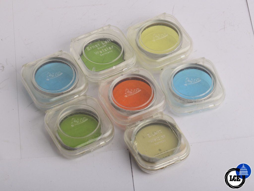 Leica Filter Set [Orange / 2x Green / 2x Blue / 2x Yellow / UV] [4*] | 10115801