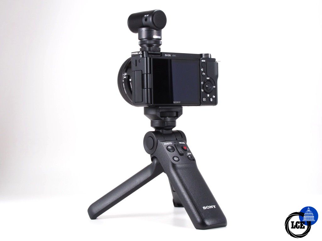 Sony ZV-E10, 16-50mm, GP-VPT2B Grip & ECM-G1 Mic