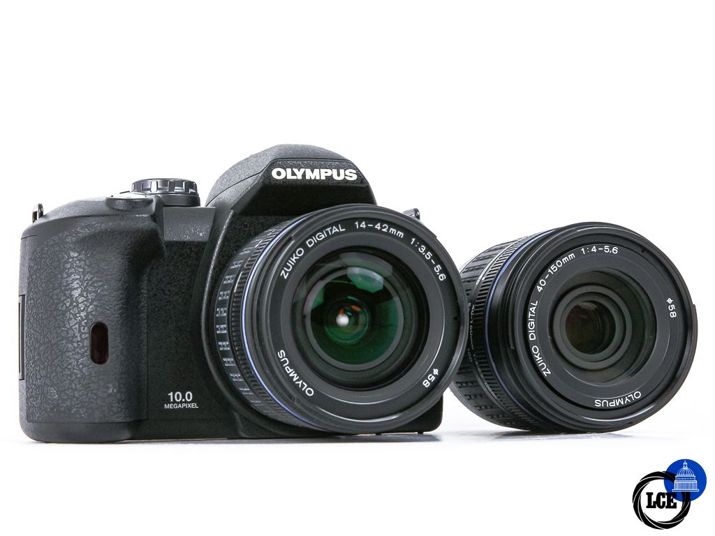 Olympus E-510 + 14-42mm + 40-150mm **Boxed**