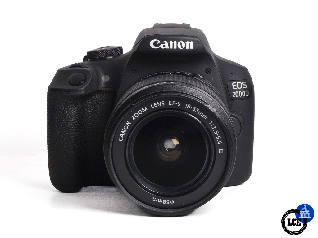 Canon 2000D + 18-55mm f3.5-5.6 III