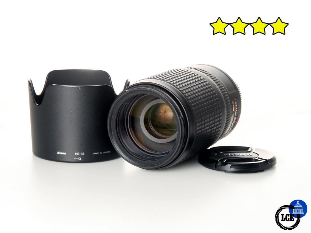 Nikon 70-300mm f4.5-5.6 G ED VR AF-S (with Hood)