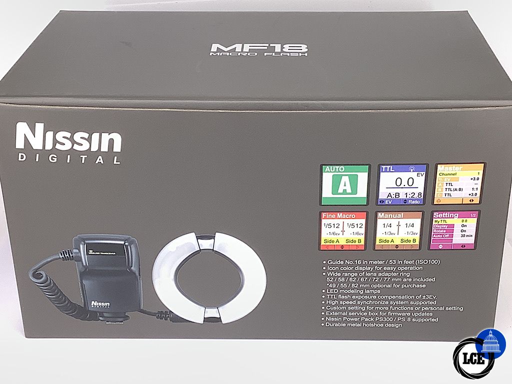 Nissin MF18 MACRO FLASH