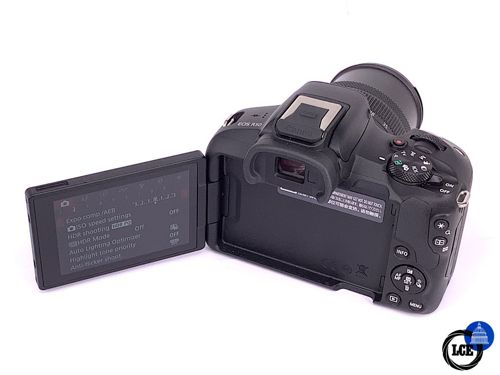 Canon EOS R50 + RF-S 18-45mm IS STM