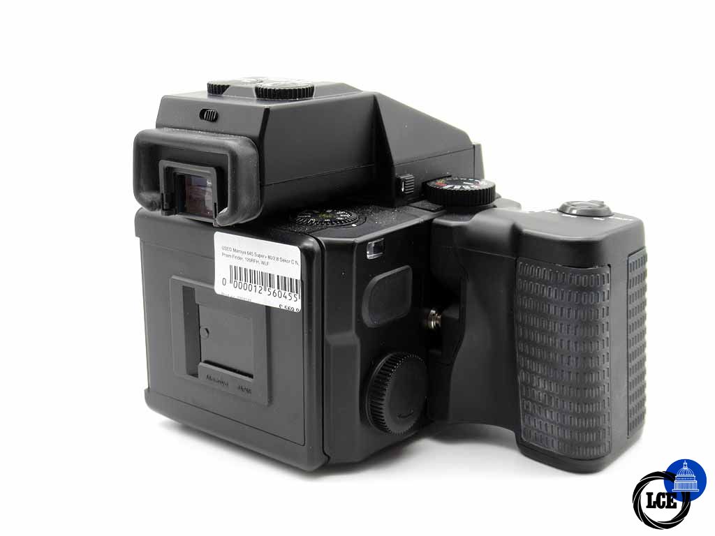 Mamiya M645 Super+ 80/2.8 Sekor C N, AE Prism Finder, 120RFH, WLF
