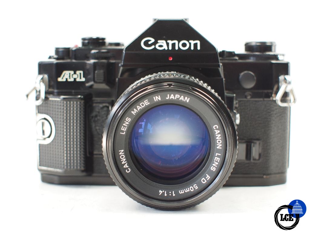 Canon A-1 + 50mm f1.4 and 199A flash