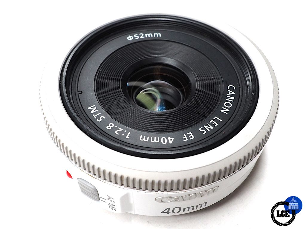 Canon EF 40mm f2.8 STM White