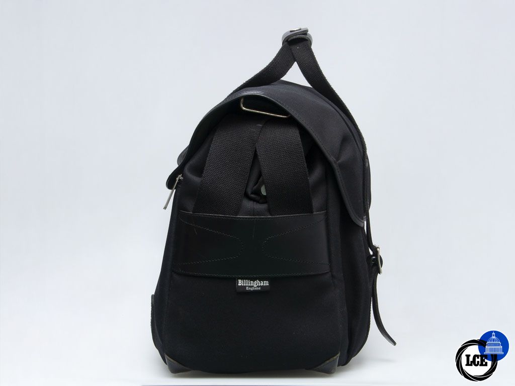 Billingham 307L Black Canvas/Black Leather