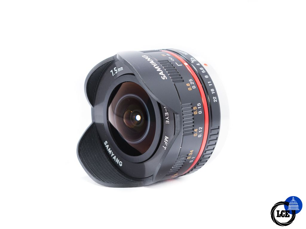 Samyang 7.5mm f3.5 UMC fish-eye - Micro 4/3rds *Boxed*