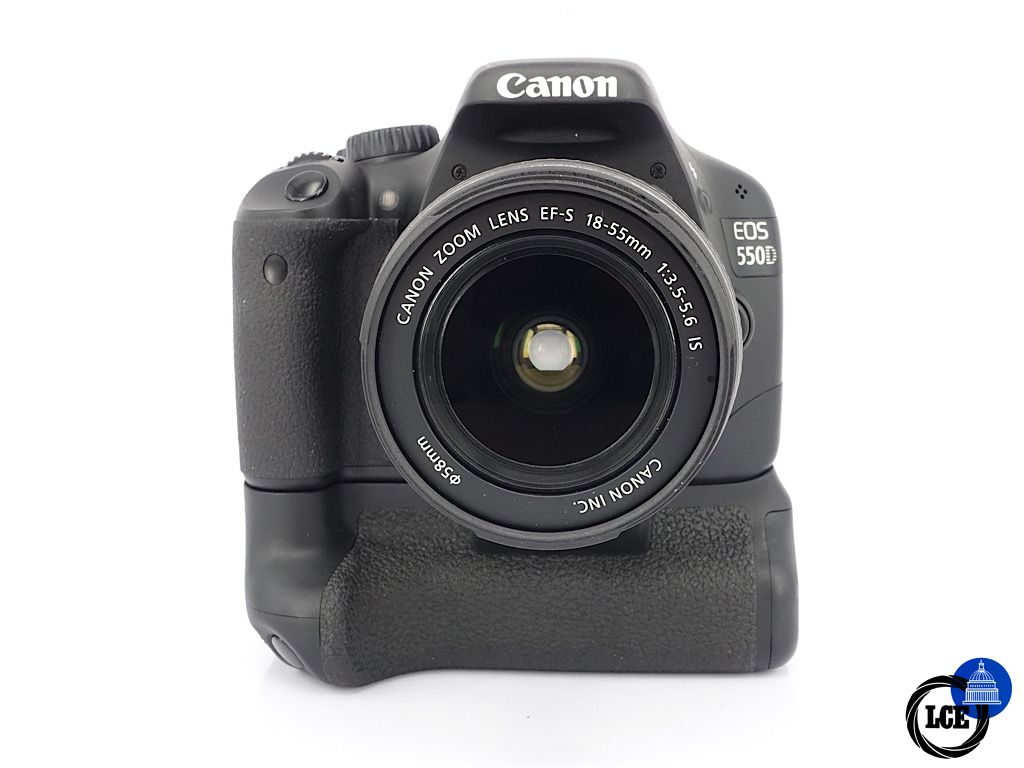 Canon EOS 550D + EF 18-55mm + BG-E8 Grip - Boxed | 4*