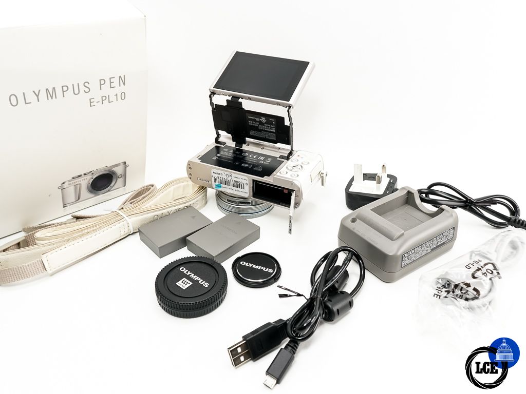 Olympus E-PL10 + 14-42mm F3.5-5.6 EZ ED MSC * BOXED + SPARE BATTERY*