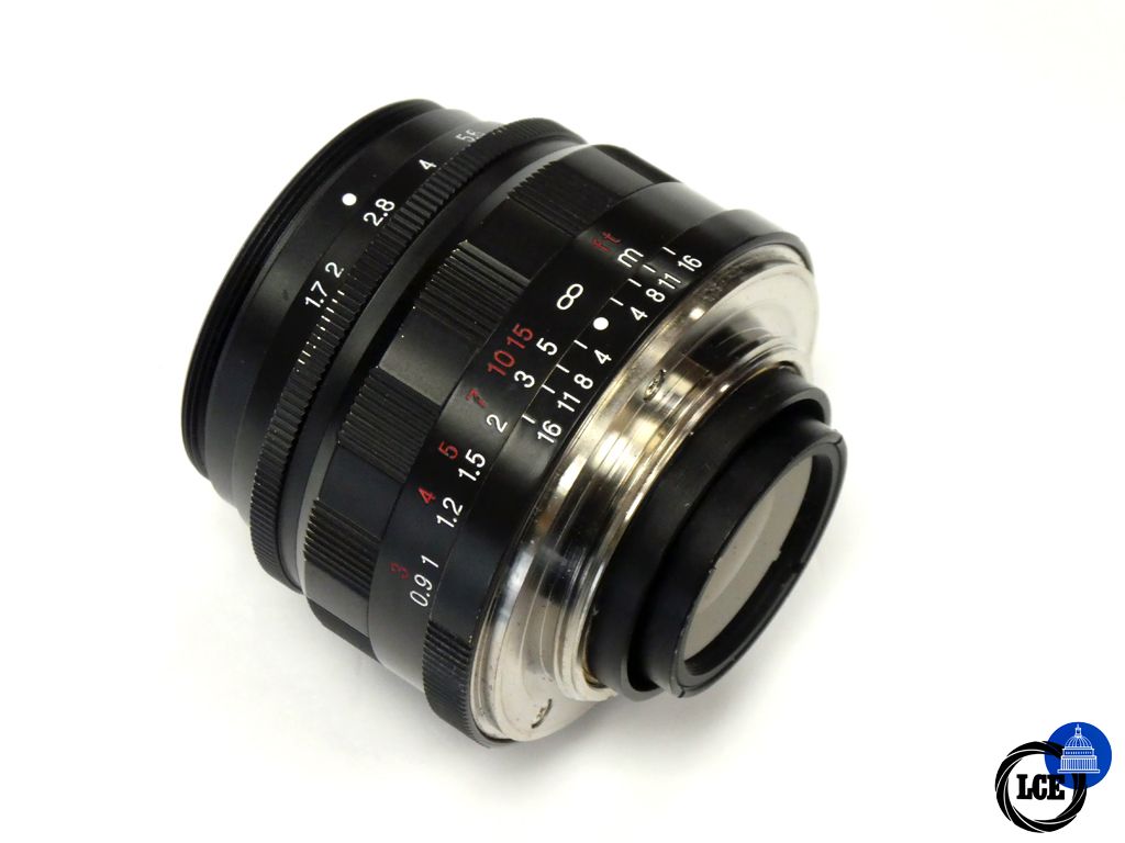 Voigtlander 35mm f1.7 Ultron in Leica Screw fit