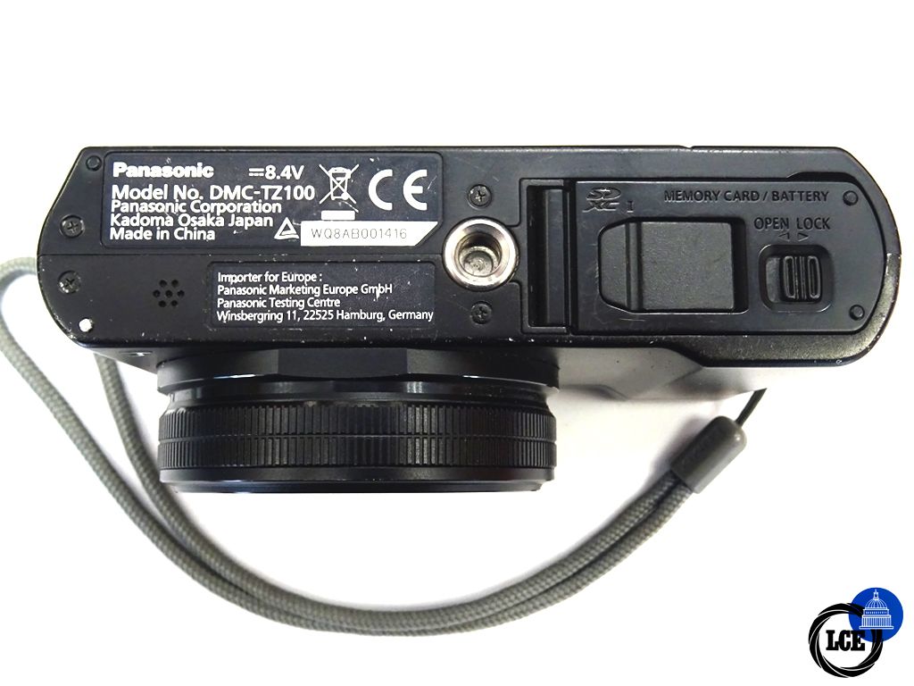 Panasonic TZ100 with leather case.