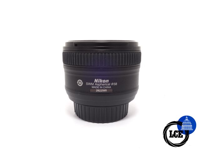 Nikon AF-S 50mm F1.8 G