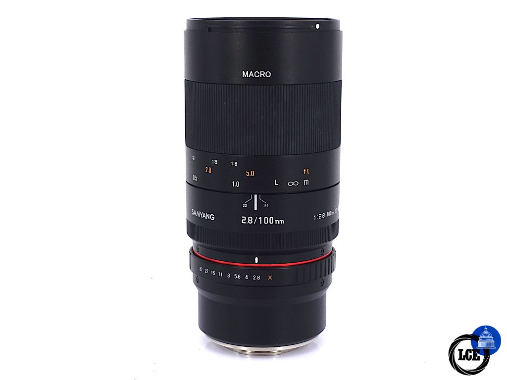 Samyang MF 100mm F2.8 ED UMC Macro Fujifilm X - Boxed | 4*