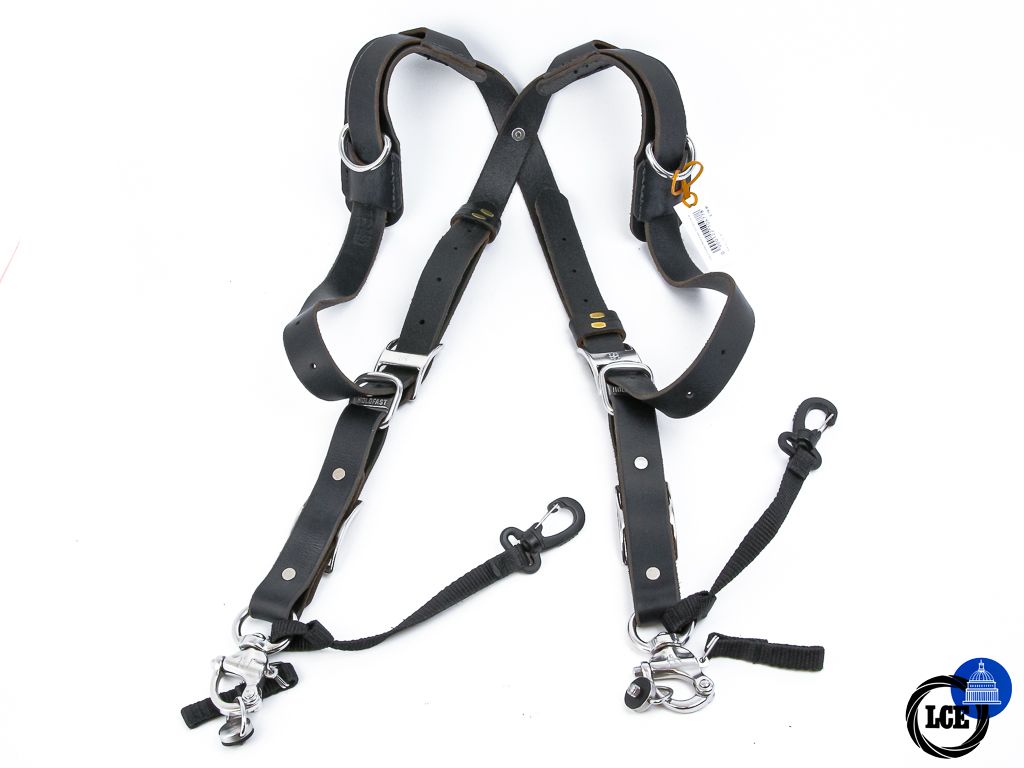 Miscellaneous Holdfast Moneymaker Small Skinny Black Water Buffalo Leather Camera Harness