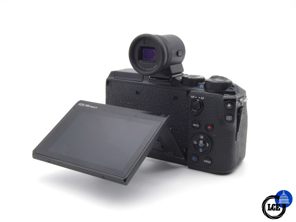 Canon EOS M6 Mark II + EF-M 15-45mm f/3.5-6.3 IS STM + EVF DC2 