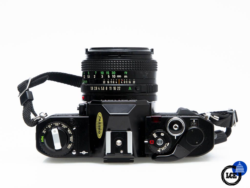 Canon AV-1 + 50mm f/1.8