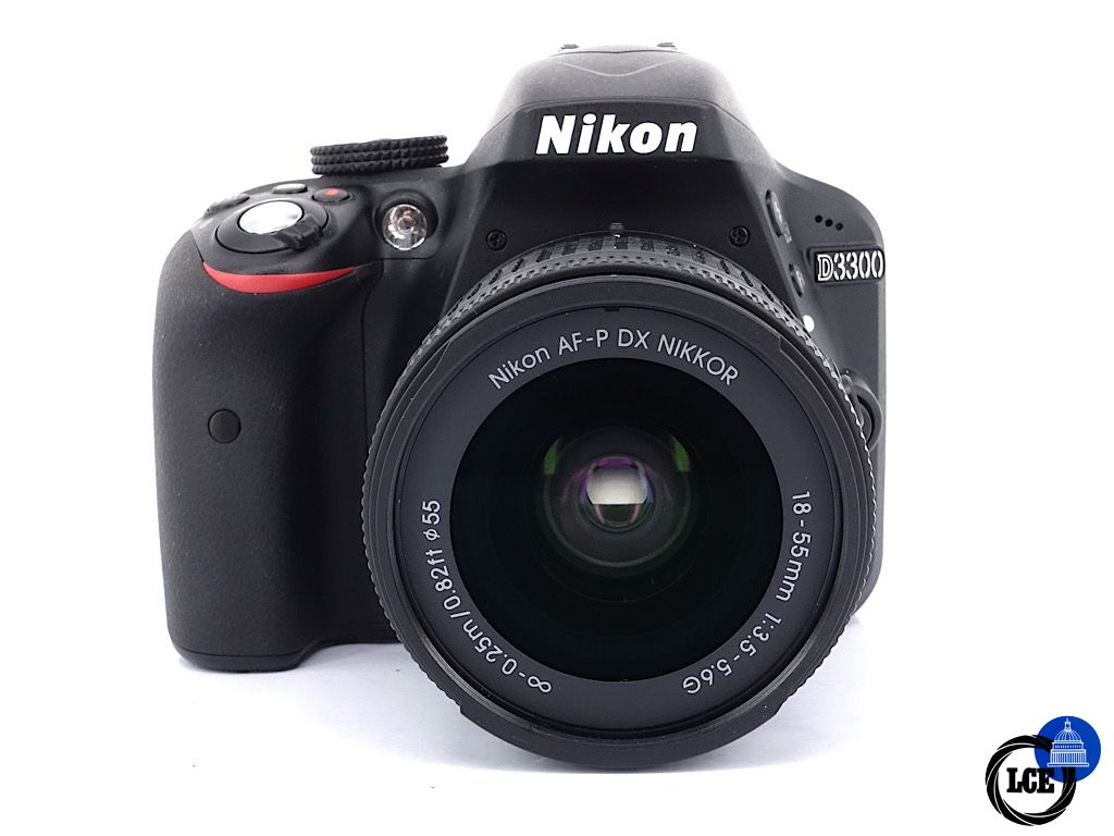 Nikon D3300 + AF-P 18-55mm F3.5-5.6G DX - Boxed | 5*