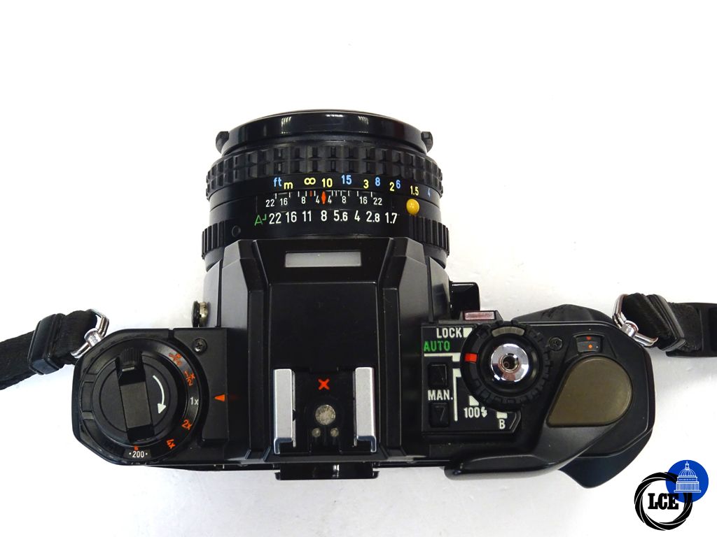 Pentax program A + 50mm f1.7