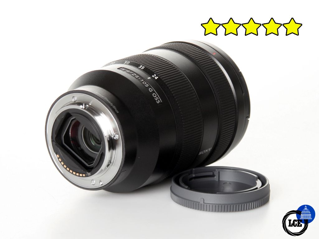 Sony FE 24-105mm f/4 G OSS (BOXED) with Hood and Case