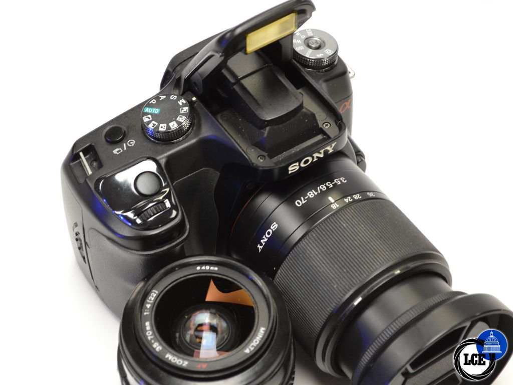 Sony A100 + 18-70mm + 35-70mm