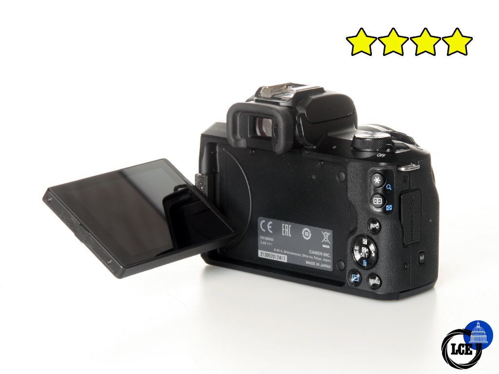 Canon EOS M50 Mk II+15-45mm (BOXED) Shutter Count <7k