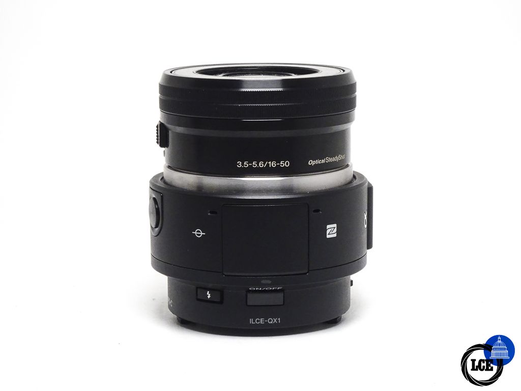 Sony QX1 + 16-50mm *noisy zoom, no phone mount*