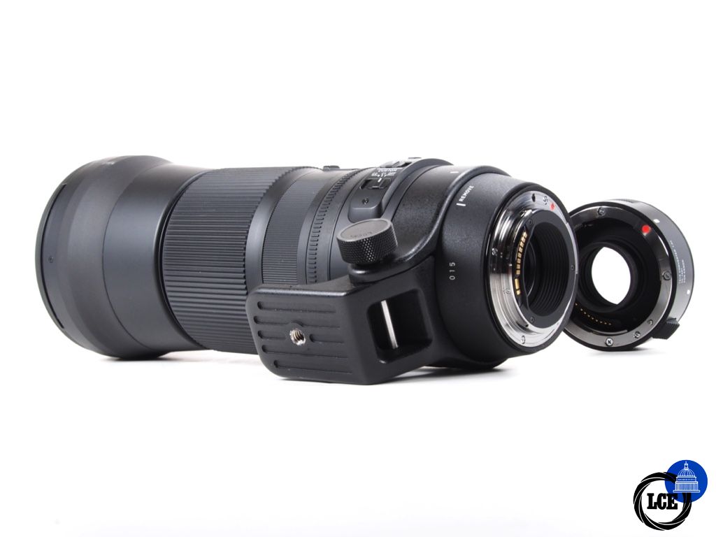 Sigma 150-600mm F5-6.3 DG HSM O/S & TC-1401 Canon EF fit