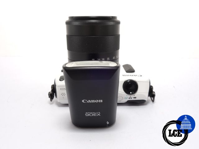 Canon EOS M + 18-55mm + 90EX SPEEDLITE