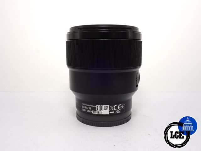 Sony FE 85mm F/1.8 