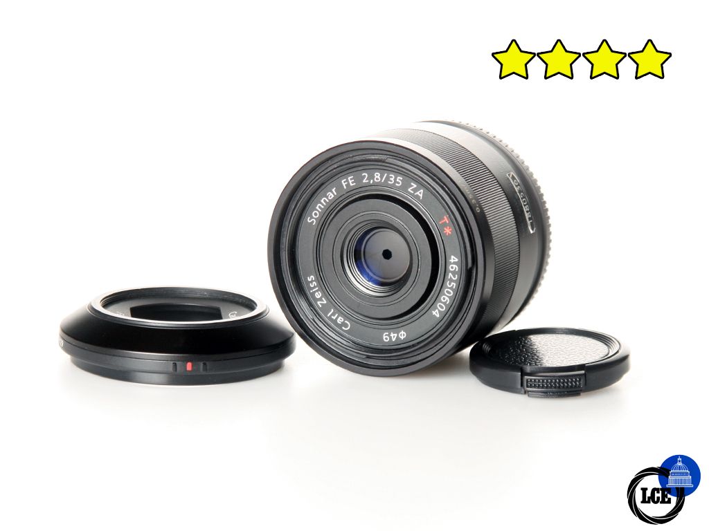 Sony FE 35mm f/2.8 ZA Zeiss Sonnar T* (with Hood)