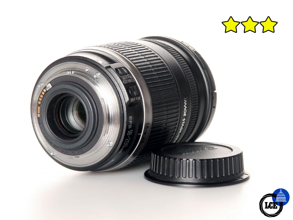 Canon EF-S 18-200mm f3.5-5.6 IS (with Hood)
