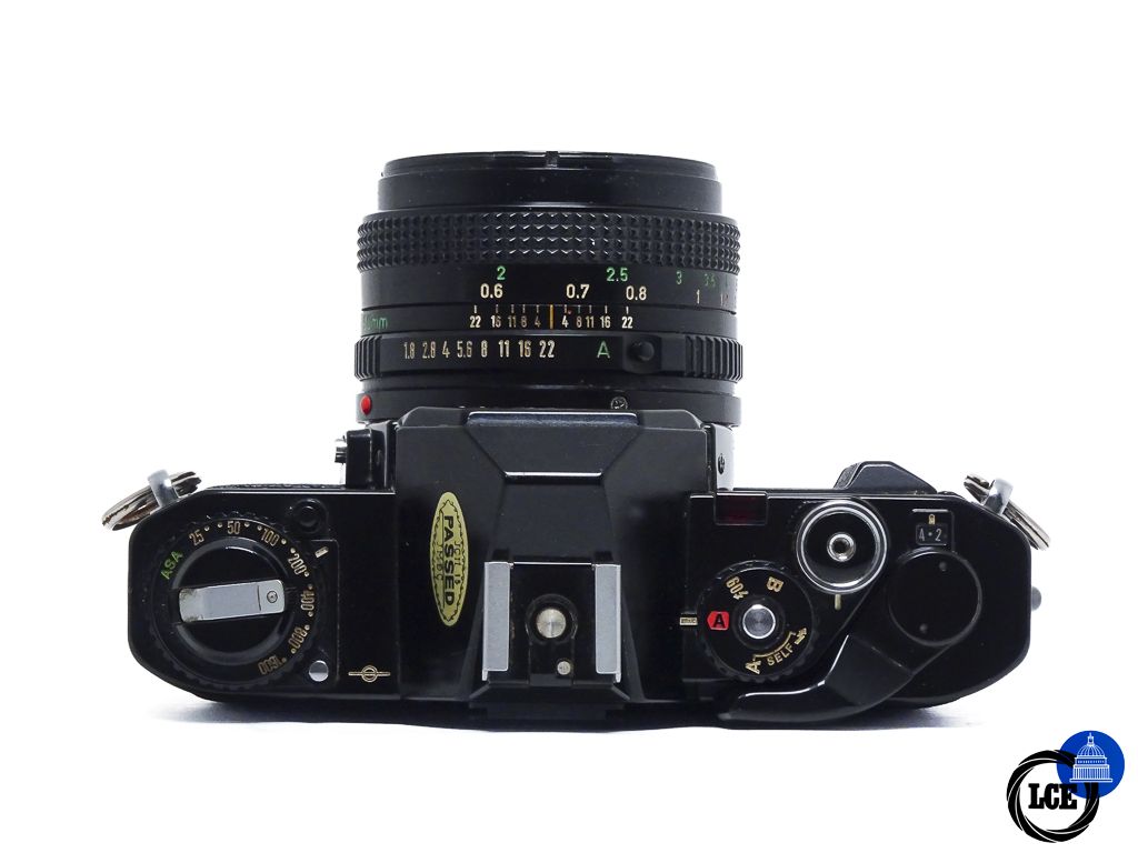 Canon AV-1 + 50mm f/1.8