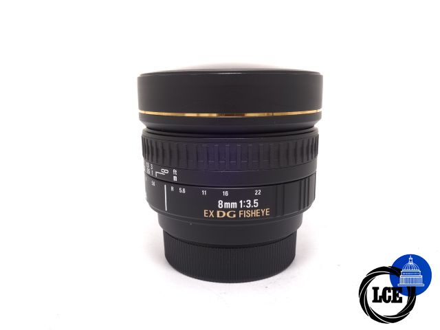 Sigma DG 8mm F/3.5 FISHEYE NIKON FIT