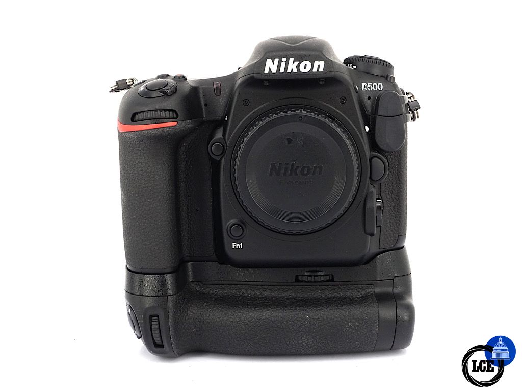 Nikon D500 body + Nikon MB-D 17 battery grip-Boxed | 5*
