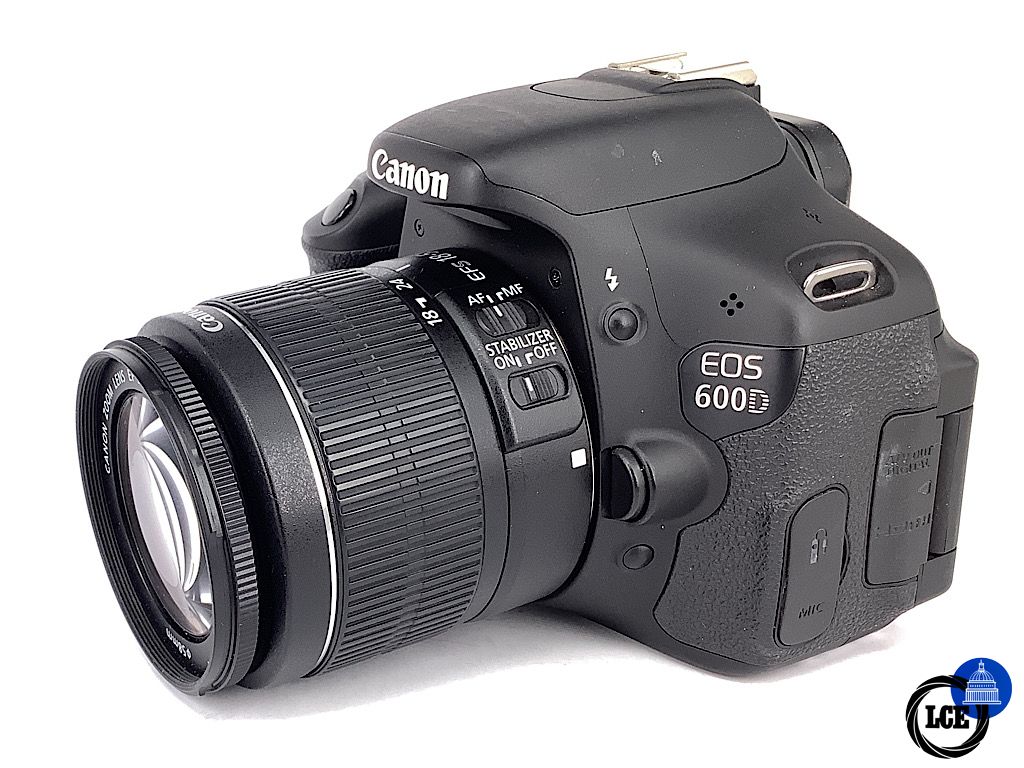 Canon EOS 600D + EF-s 18-55mm (4.6 k shutter count)