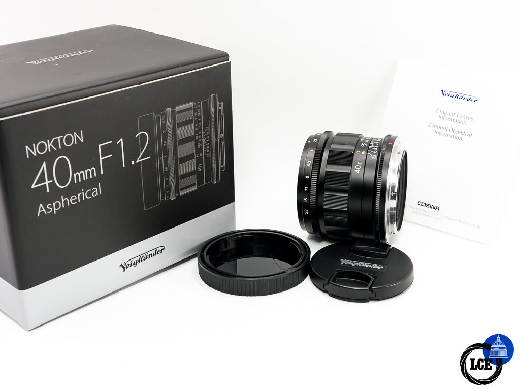 Voigtlander Z 40mm F1.2 * MINT & BOXED *