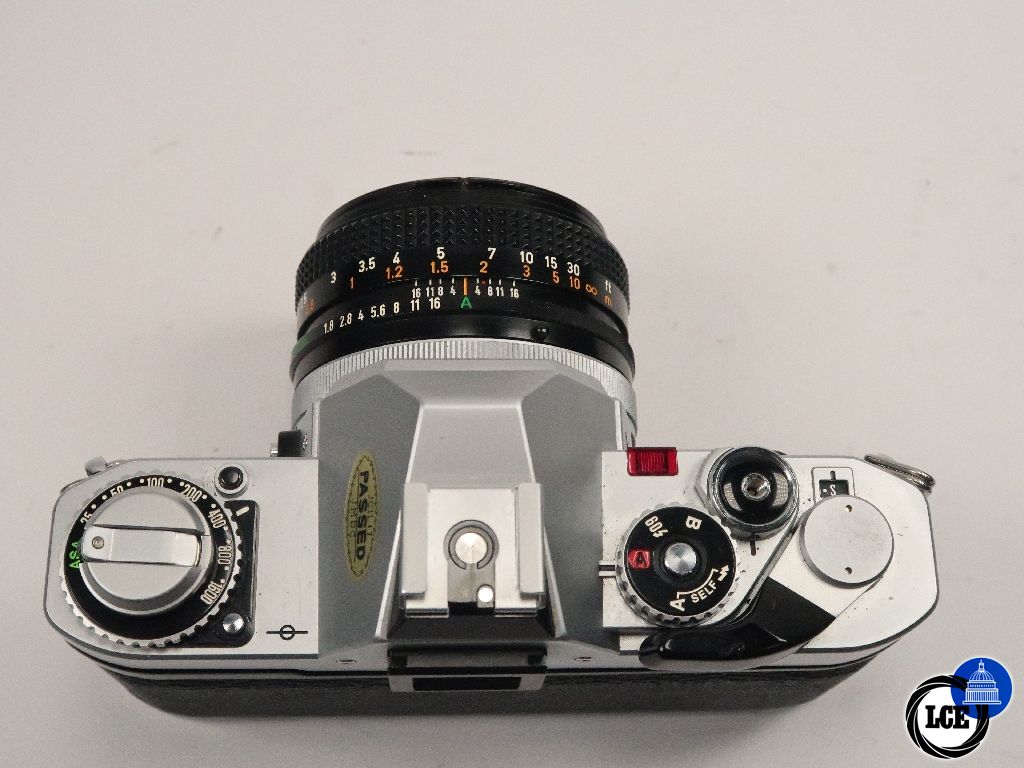 Canon AV-1 with 50mm f1.8 S.C.