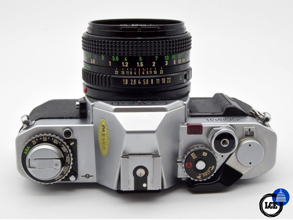 Canon AV-1 + FD 50mm f1.8 