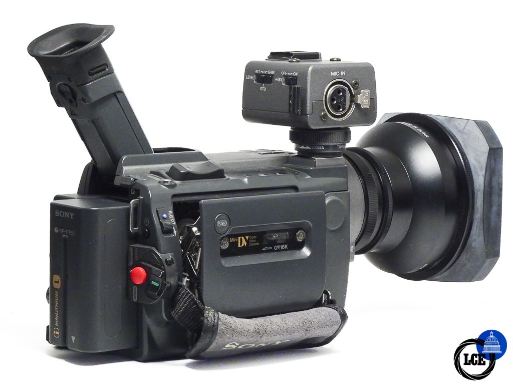 Sony PD100AP Camcorder + 0.7x Wide Angle converter lens