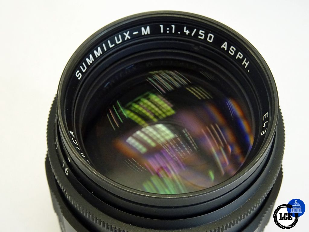 Leica 50mm f1.4 ASPH Summilux-M Black-Chrome 11 688