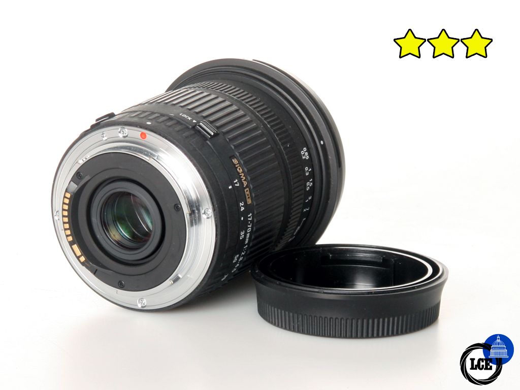 Sigma 17-70mm f2.8-4.5 DC - Canon EF/EF-S Fit (with Hood)