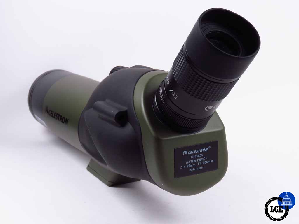 Celestron Ultima 65 with 18-55x eyepiece and Stay On Case