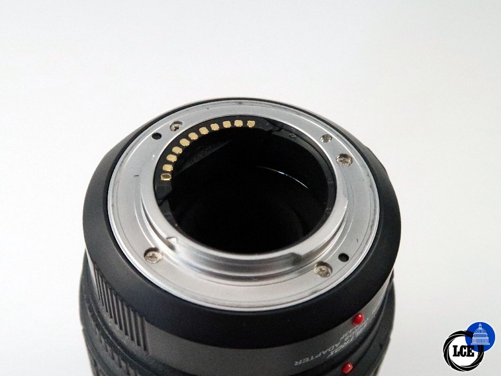 Olympus 11-22mm F2.8-3.5 [Four thirds] with adapter to M43rds