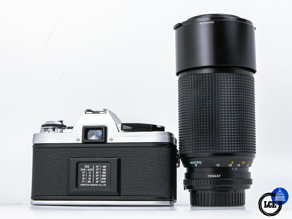 Minolta X-300 + 50mm f1.7 + 70-210mm f4 