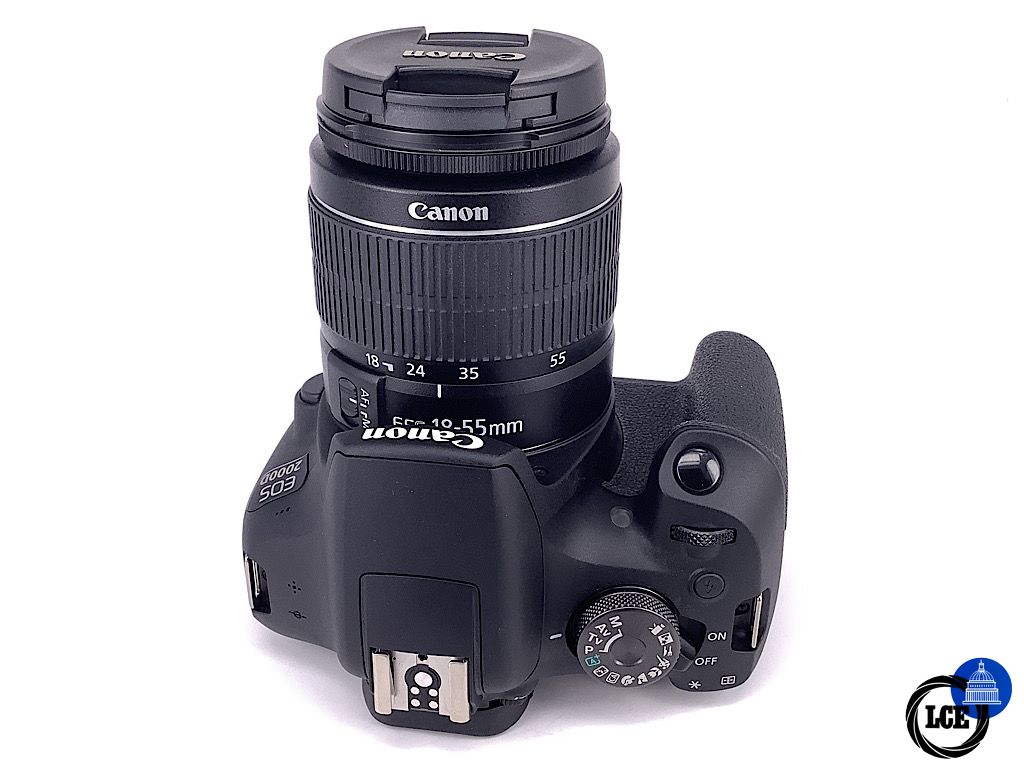 Canon EOS 2000D + 18-55mm F3.5-5.6 III *150 actuations*