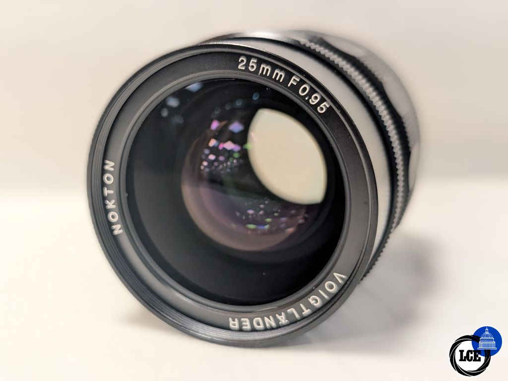 Voightlander Nokton 25mm F0.95 M4/3rds Fit - Manual Focus Only 