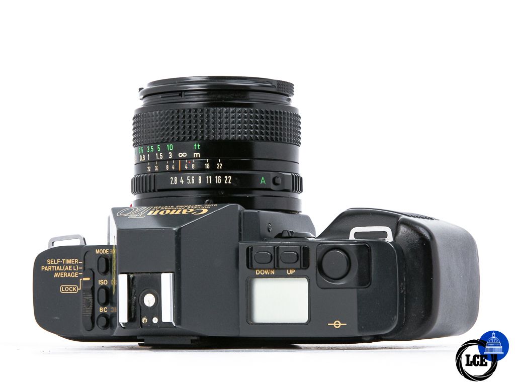 Canon T70 + 28mm f2.8 + 277T