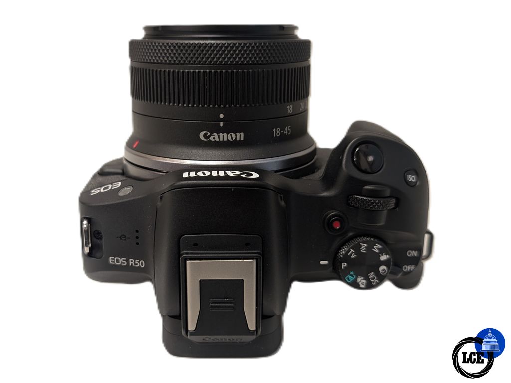 Canon R50 + RF-S 18-45mm F4-5.6 IS STM - 9k Shutter Count