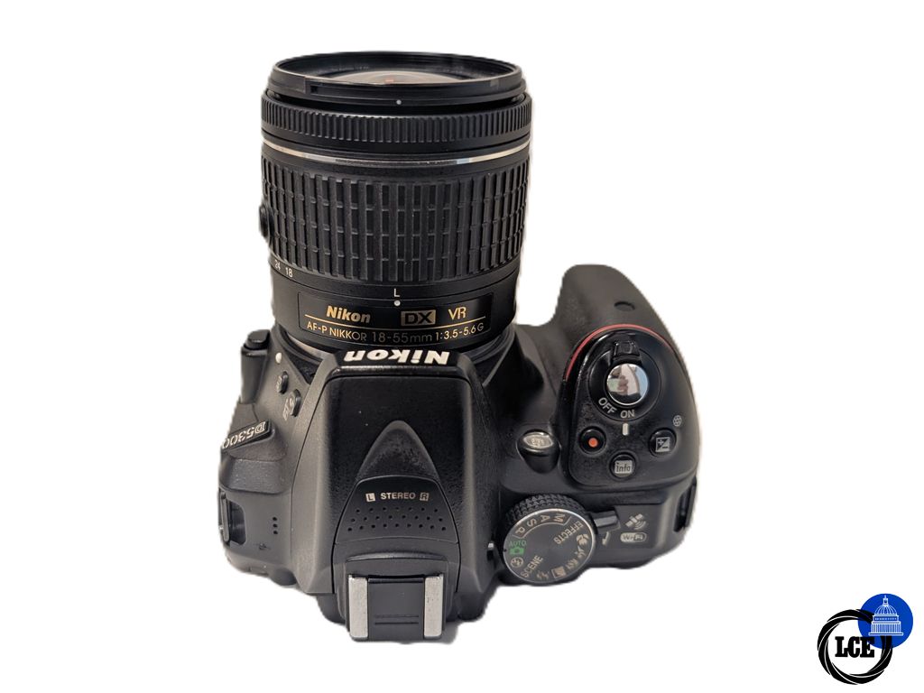Nikon D5300 + AF-P 18-55mm F3.5-5.6 G VR - 19.2k Shutter Count